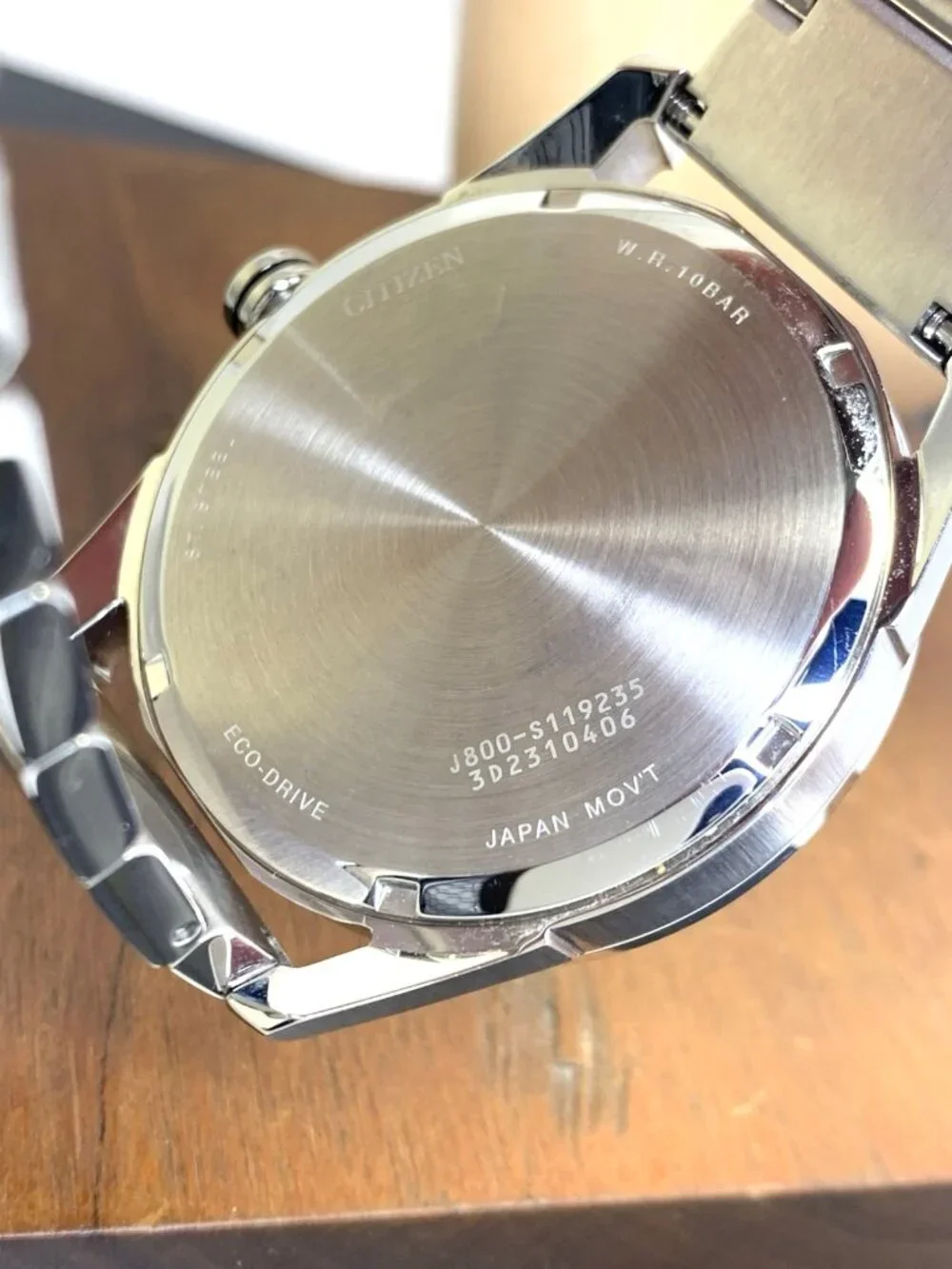 Citizen Men's Watch AW0080-57A Eco Drive Silver Dial Day Date Stainless Steel